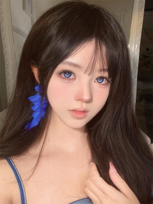 Huohuocon 蓝闪蝶翼  14.5mm白狮参考着色大直径 半年抛 商品图5