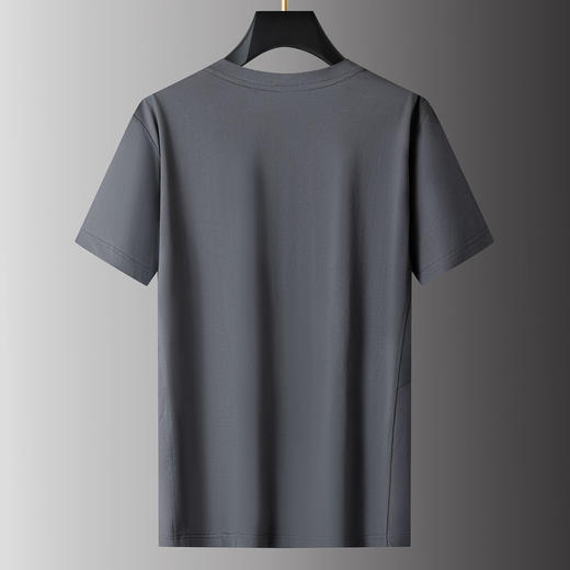 【棉质】【新款DPS】大依优型大码短袖T恤圆领加肥加大肥佬休闲宽松透气上衣男士半袖夏装潮款 商品图2