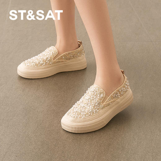 星期六休闲舒适精致珍珠渔夫鞋SSD3111012 商品图6