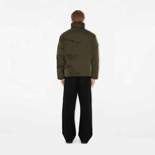 BURBERRY 巴宝莉 男士马术骑士徽标印花尼龙羽绒服 绿色 8095196 C1206 商品图3