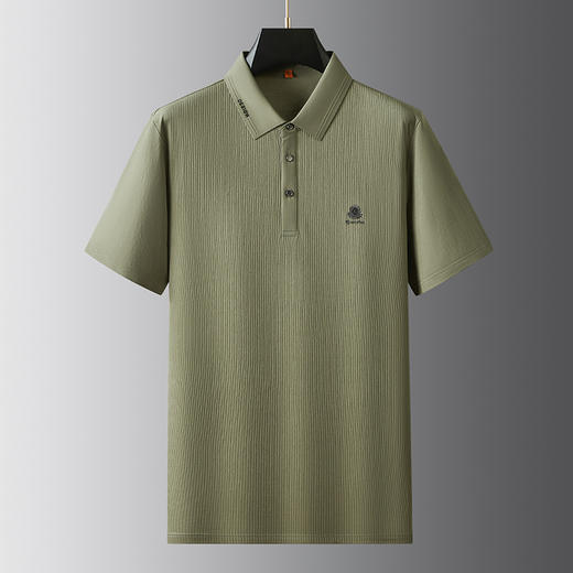 【棉质】【DWP】大依优型大码短袖POLO衫翻领体恤加肥加大男士大号弹力透气舒适夏季半袖 商品图7