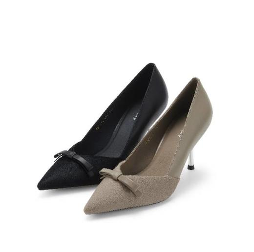 【云粉节】BF楼westory秋季新款尖头时尚拼接高跟鞋 商品图0