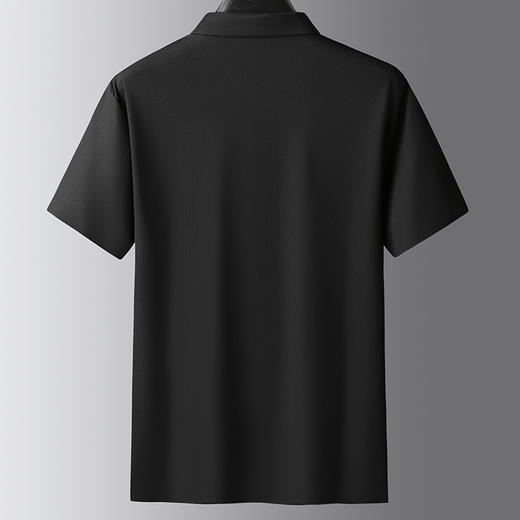 【冰丝无痕】【8色可选】【DK】大依优型大码短袖polo衫翻领加肥加大男装肥佬运动休闲冰丝无痕凉感上衣胖子商务 商品图3