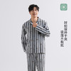 美季美优男士棉质条纹长袖套装 商品缩略图3