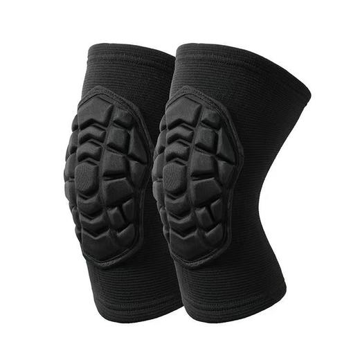 厂家直发 绑带加压防滑尼龙针织护膝盖 登山骑行篮球运动护膝防撞 商品图4