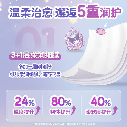 妮飘抽取式保湿柔纸巾100抽X15包(糖果星球) 商品图2