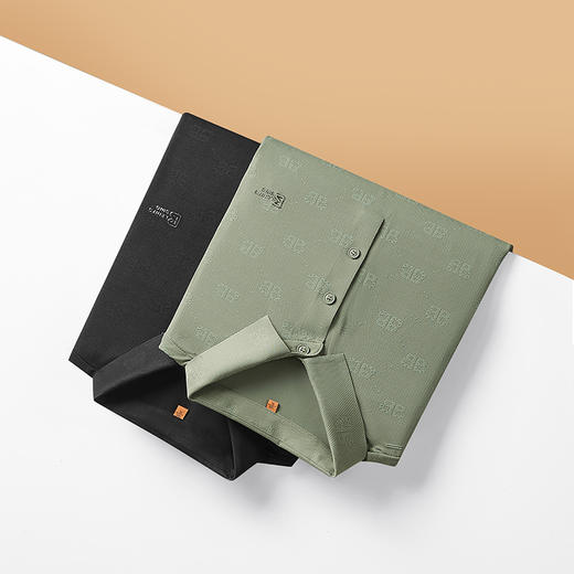 【弹力】【DWP】大依优型大码短袖POLO衫弹力翻领体恤加肥加大男士大号弹力透气舒适夏季半袖 商品图1