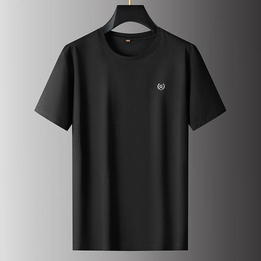 【棉质】【新款DPS】大依优型大码短袖T恤圆领加肥加大肥佬休闲宽松透气上衣男士半袖夏装潮款 商品图2