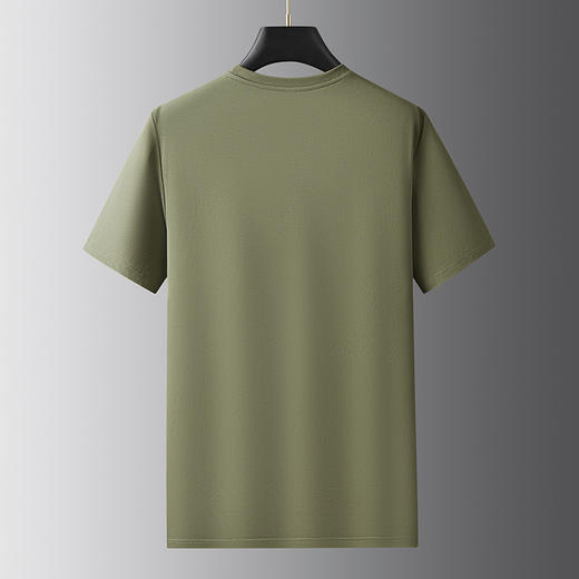 【DWP】大依优型大码圆领短袖T恤加肥加大男士大号弹力透气舒适夏季半袖 商品图7