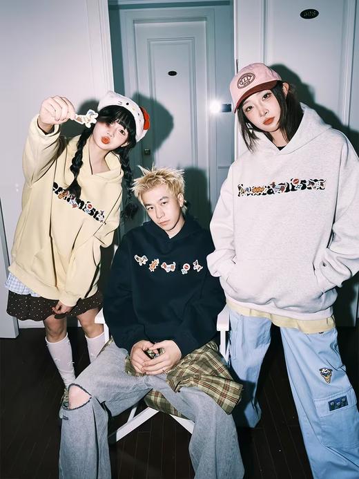 Lemanism/DJBL-LG888152/魔术贴腊肠狗连帽卫衣 商品图2