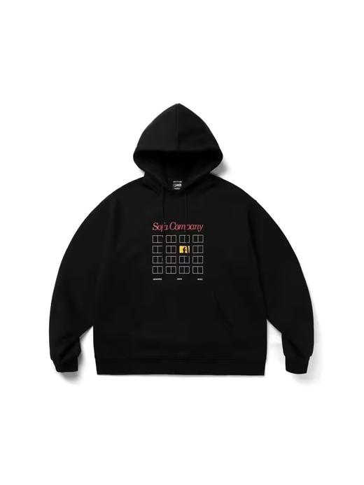 SUPERTOFU(SPTF) /CDT-AW24-H023/爵士剪影图案 加绒连帽卫衣 商品图3