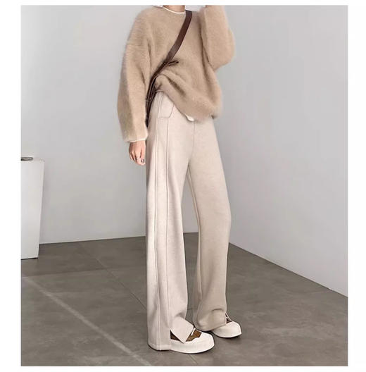 裁缝学苑AS430加绒加厚毛呢阔腿裤纸样女装高腰直筒裤子服装打板 商品图6