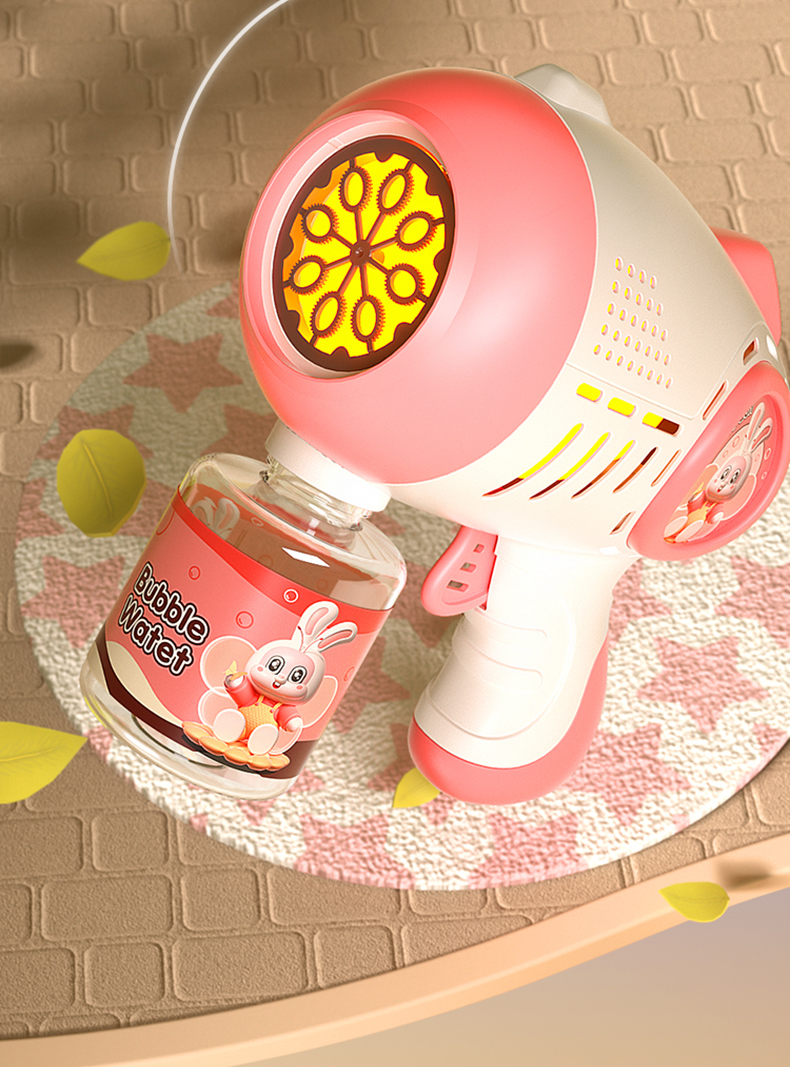 儿童泡泡机加特林手持枪电动