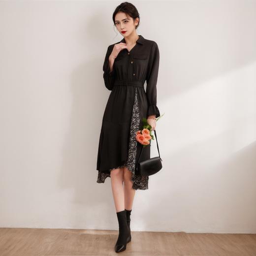 雀说法式设计感小众碎花连衣裙新款赫本风显瘦茶歇裙AL5013 商品图2