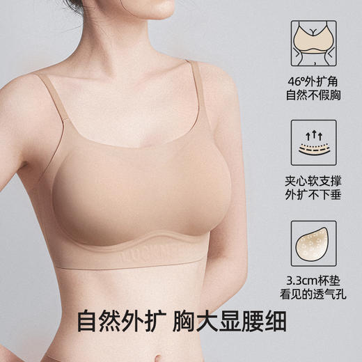 幸棉 无痕粉底液内衣 白T伴侣 自然隐形肤透气文胸 商品图2
