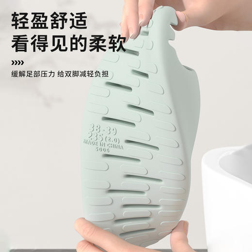 【浴室速干凉拖】夏季室内居家居拖鞋 洗澡防滑耐磨漏水静音凉拖鞋  商品图2