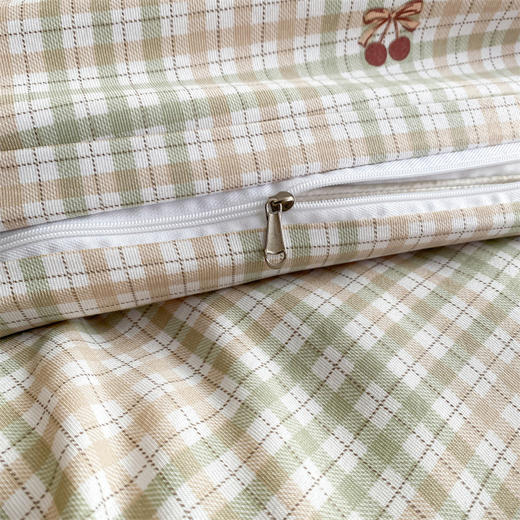 优选丨【品牌直发】加倍生活  有氧双层纱四件套 针织面料 A类标准 柔软亲肤  小清新系列 25年春夏新款 商品图4