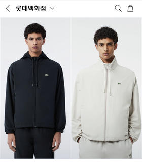 L.A.C 法系小渔 防泼水 可拆卸连帽拉链外套 WT831