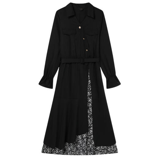 雀说法式设计感小众碎花连衣裙新款赫本风显瘦茶歇裙AL5013 商品图4