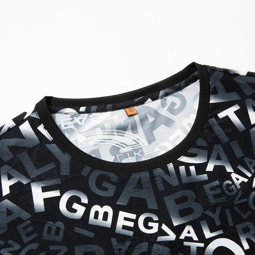 【弹力】【新款DPS】大依优型大码短袖T恤圆领加肥加大肥佬休闲宽松透气上衣男士半袖夏装潮款 商品图2