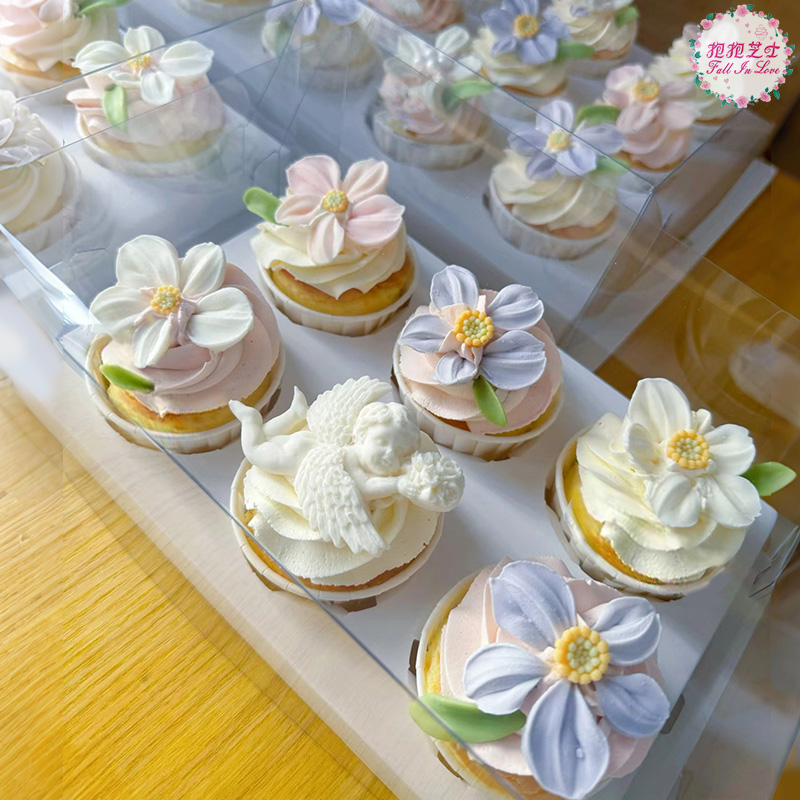 天使繁花纸杯蛋糕，你是我心中最美的天使！