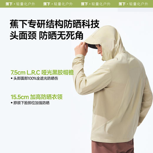 【云粉节】【2件8.5折】6楼蕉下男士轻薄透气防晒衣（常规款）TS407吊牌价299 商品图4