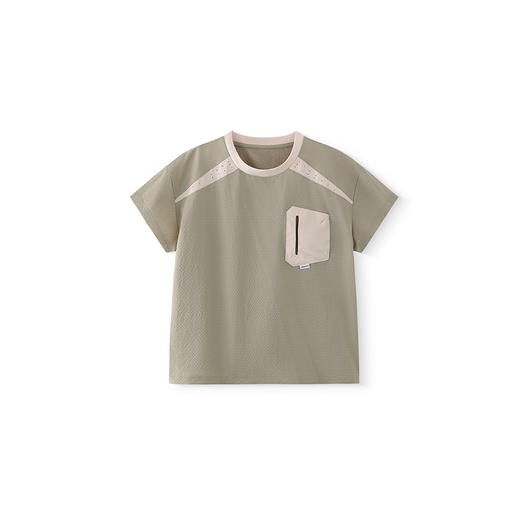 【商场同款】英氏儿童T恤夏季吸湿速干男童透气短袖T恤2025新款 商品图4