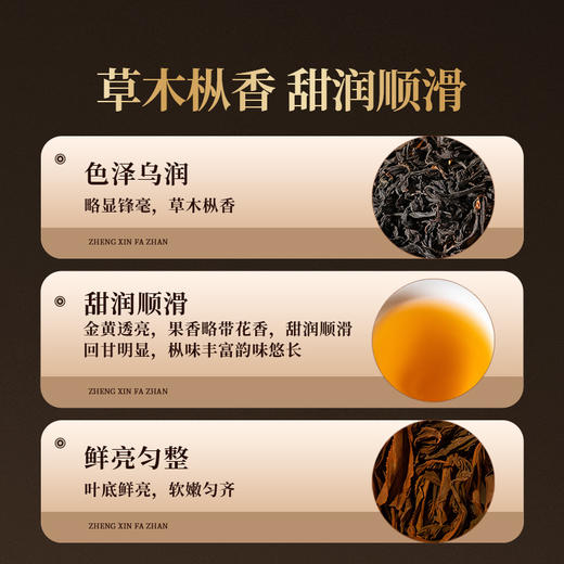 正山堂正心发展 小叶赤甘 特级红茶正宗草木香茶叶罐装礼盒送礼50g 商品图1