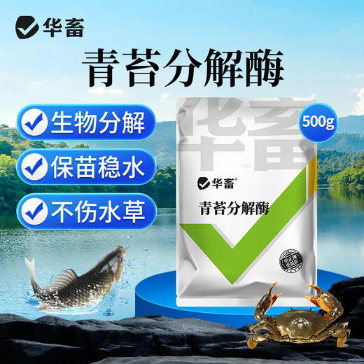 华畜青苔分解酶鱼塘净水除藻剂不伤害水草鱼虾蟹保苗稳水水产养殖 商品图0