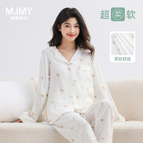 美季美优女士小熊长袖套装