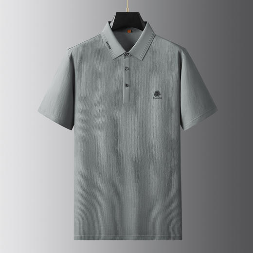 【棉质】【DWP】大依优型大码短袖POLO衫翻领体恤加肥加大男士大号弹力透气舒适夏季半袖 商品图8