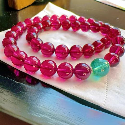 8mm-9mm多圈红碧玺手链 商品图2