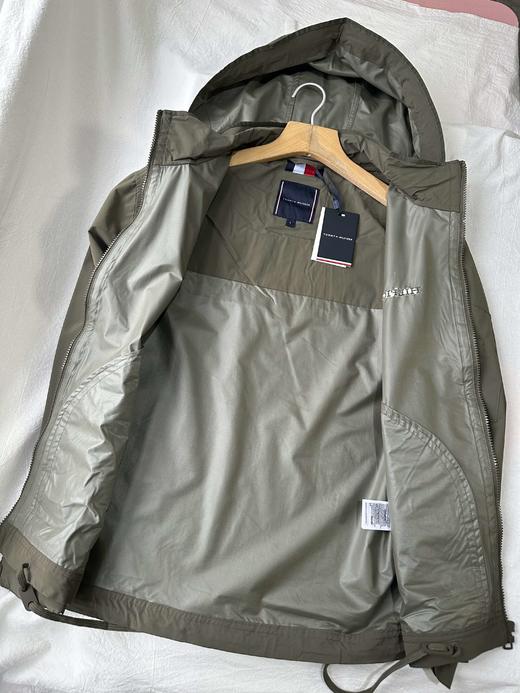 贝壳三 美式休闲梭织抽绳下摆外套梭织简约防风冲锋衣夹克C022406 商品图3