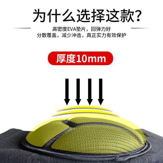 厂家直发 绑带加压防滑尼龙针织护膝盖 登山骑行篮球运动护膝防撞 商品图2