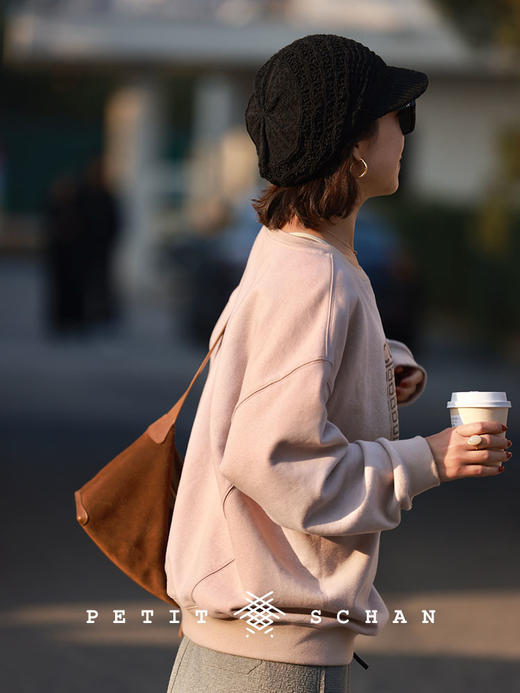 PETIT SCHAN小闪 #080 The confession of spring 美春的告白 棉混纺镂空针织报童帽春夏秋防风显脸小堆堆帽 商品图5