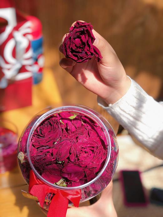 2025新花上市！【墨红玫瑰花】大理头水，超大朵，水浸叶舒花摇曳，一朵一杯香自溢～ 商品图4