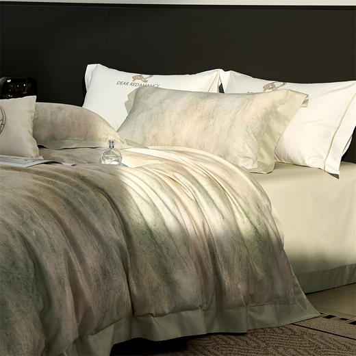 【门店同款】春夏铂金臻柔棉四件套 天丝棉爽滑柔顺套件 商品图11