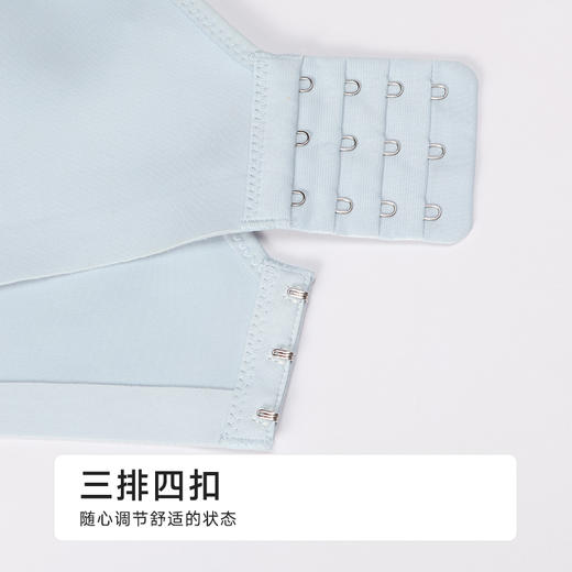 都市丽人聚拢升杯B杯常规内衣薄蕾丝树脂胶圈常规文胸YBH2C1 商品图7