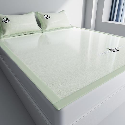 【品牌直发】加倍生活 卡通刺绣凉感席三件套  自然凉感  柔软细腻 可机洗 条席款/床笠款 商品图7