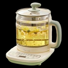 小熊（Bear）养生壶 1.5L 高硼硅玻璃 20大菜单 多段保温 微电脑显示 12小时预约 YSH-D15T3