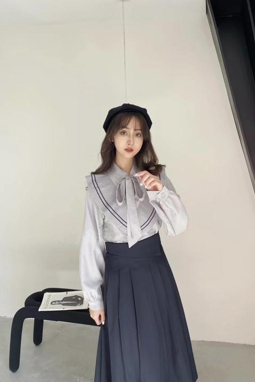 amadella 海军蓝A型半裙 15454 商品图1