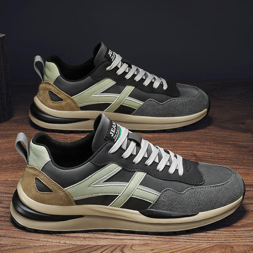 【45-49码】春季特大码男鞋加肥加宽加大号运动休闲板鞋轻便跑步鞋潮 商品图0