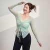 【限时秒】YOGACODE【火树银花系列】树大码瑜伽罩衫收腰显瘦欧美微胖运动罩衫长袖DWA215023 商品缩略图3