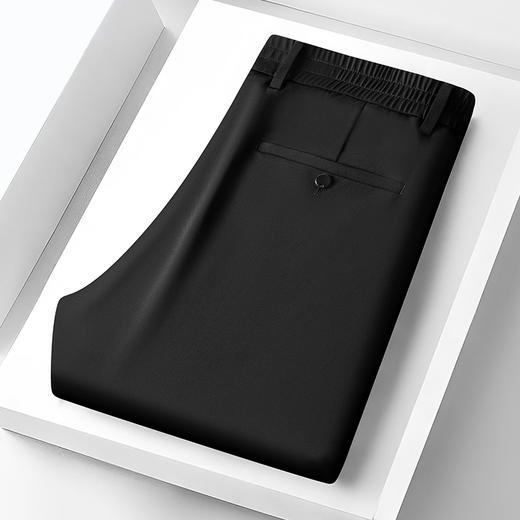 【弹力薄款】【DKP】大依优型大码商务休闲裤弹力高腰直筒休闲裤男宽松大码免烫抗皱夏季长裤肥佬300斤特大码 商品图2