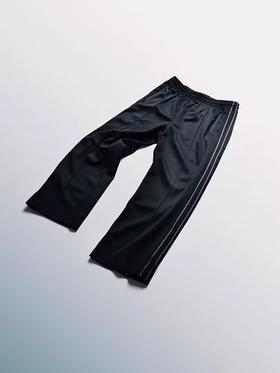 SUPERTOFU(SPTF) /YG-AW24-P073/珠地面料 刺绣LOGO 条纹织带 针织运动长裤