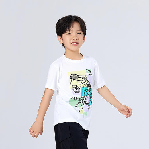 CONVERSE 夏 大童小童 儿童童装T恤 CNVN-TE-H345 商品图1