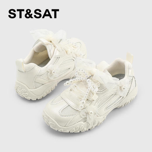 【童鞋】星期六时尚珍珠蝴蝶轻便女童德训鞋SSD1192L3K 商品图4