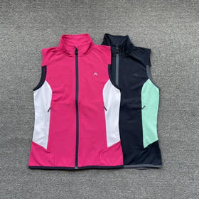 正品林德伯格女款高尔夫马甲，修身款弹性大。
只有深蓝色XS码，玫红色L码XL码各一件。
xs码胸围78，L码胸围94，XL胸围98