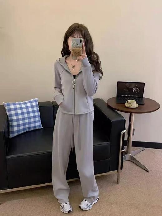 lu家同款！垂感敲好！遮肉显瘦云感阔腿直筒裤！ 商品图3