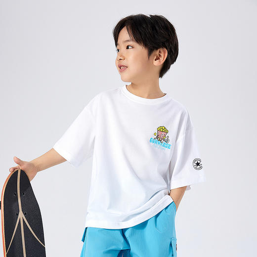 CONVERSE 夏 大童小童 儿童童装T恤 CNVN-TE-H516 商品图4